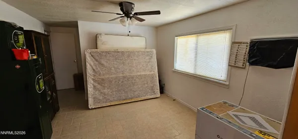 a view of a storage and utility room