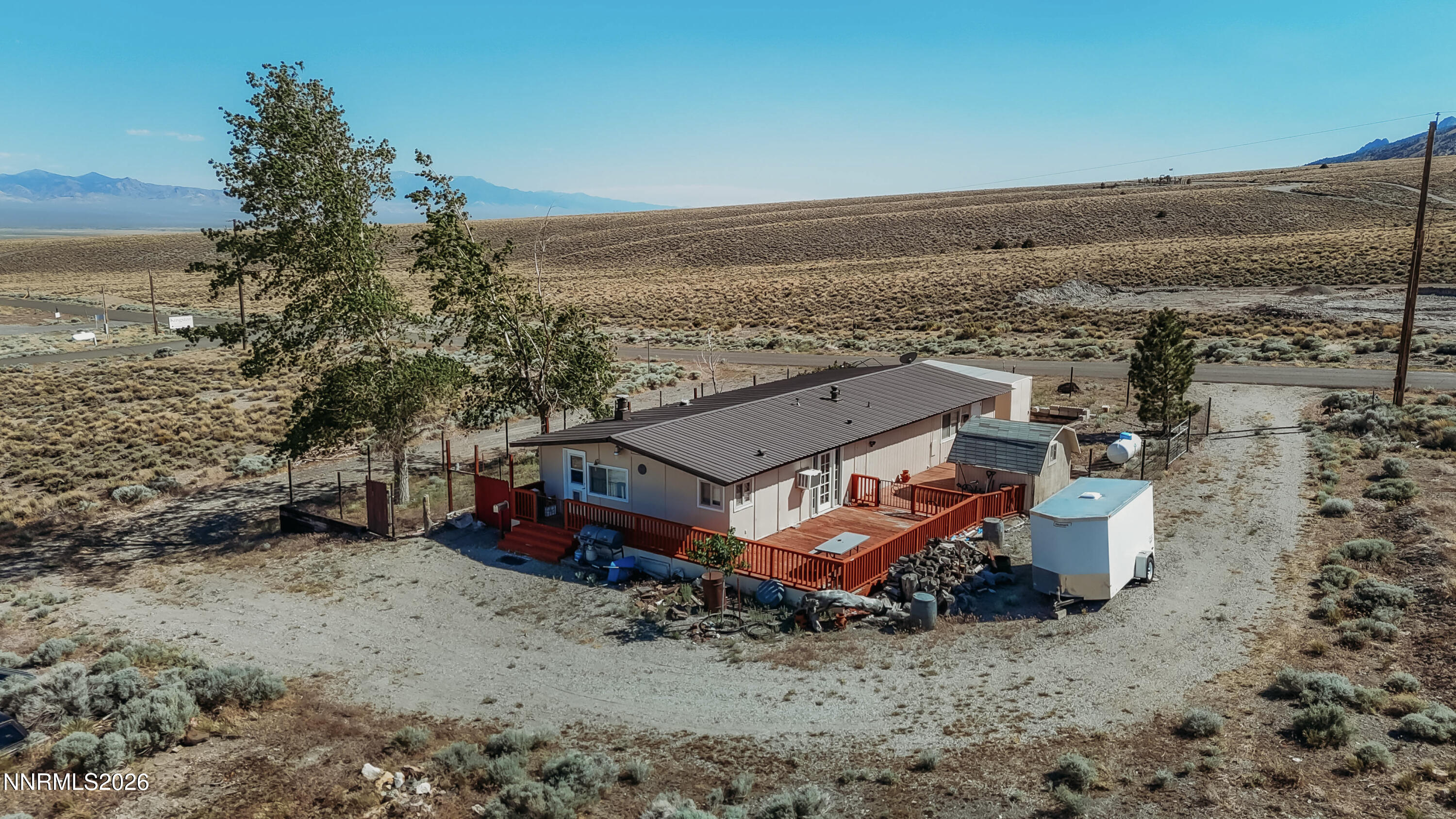 8 Buckhorn Court Kingston, NV 89310 - Photo 4 of 34 an aerial view of a house with beach and ocean view