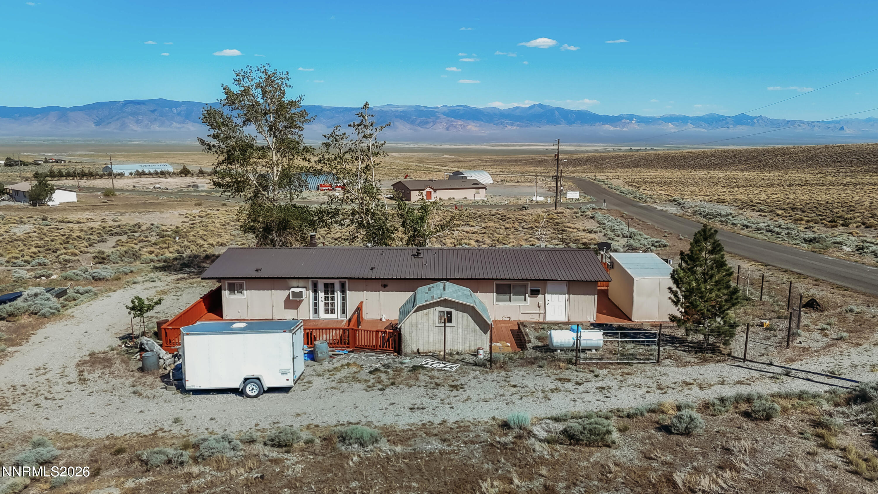 8 Buckhorn Court Kingston, NV 89310 - Photo 6 of 34 a front view of a house with a yard
