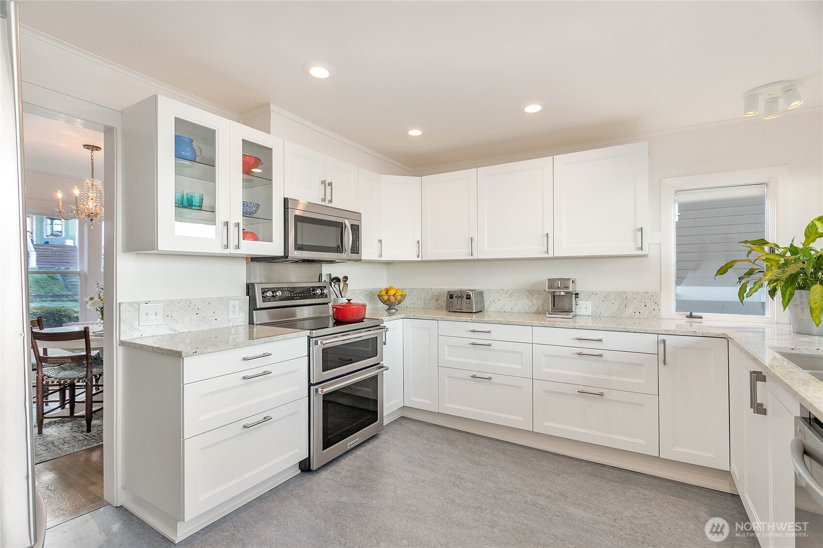 322 South Forest Street Bellingham, WA 98225 - Photo 12 of 34 a kitchen with cabinets stainless steel appliances and sink
