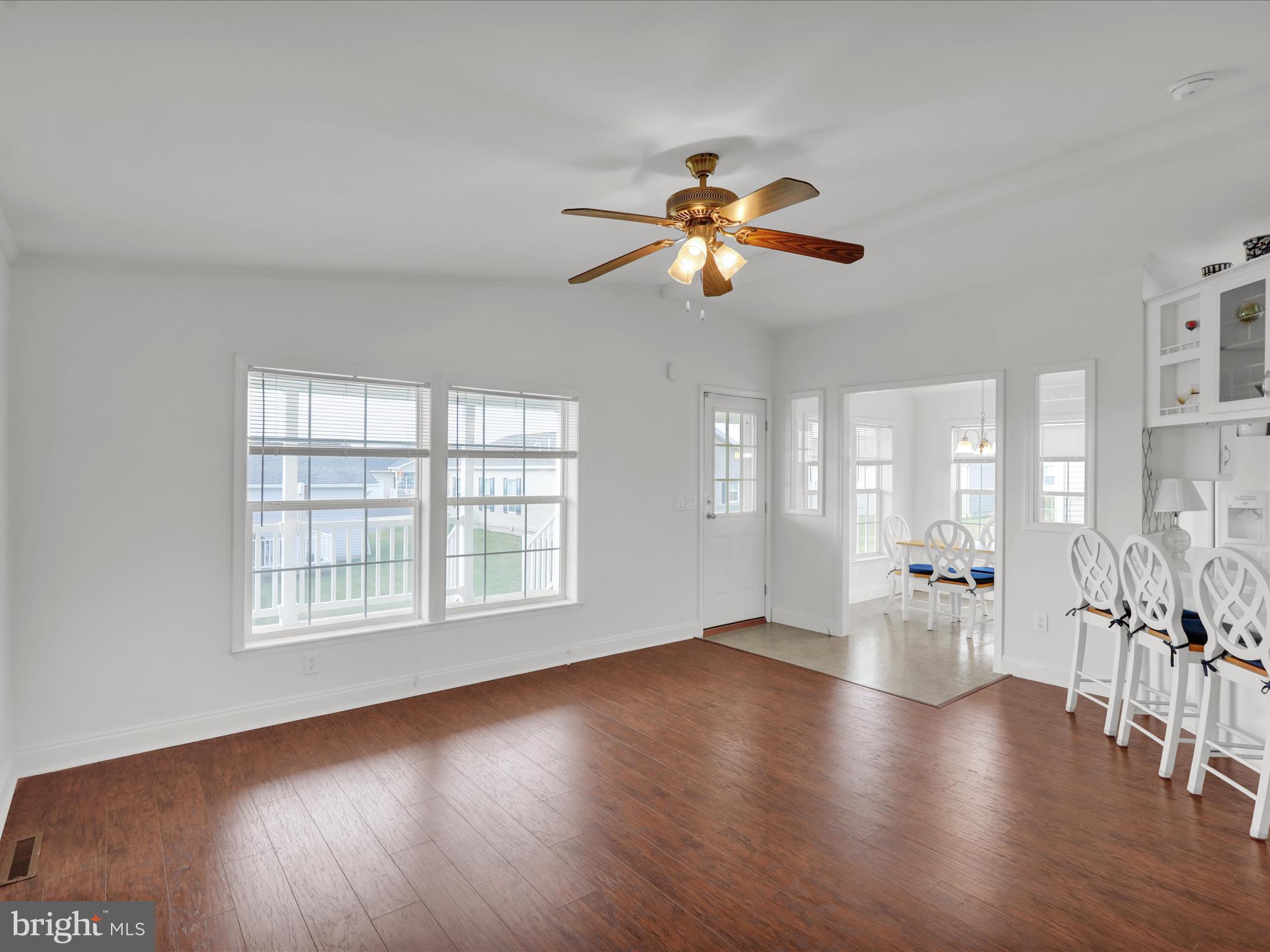25 Random Road Douglassville, PA 19518 - Photo 26 of 41 a view of an empty room with wooden floor and fan