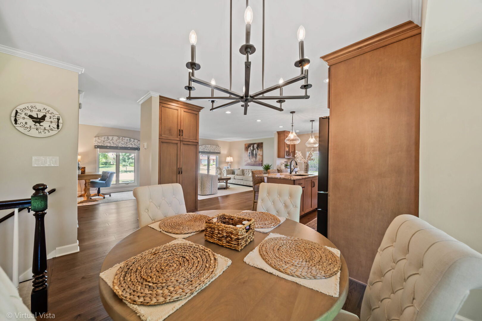 506 South Raven Road Shorewood, IL 60404 - Photo 16 of 37 a living room with furniture and a chandelier