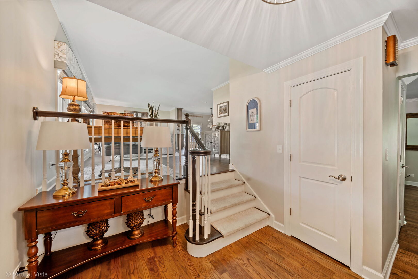 506 South Raven Road Shorewood, IL 60404 - Photo 4 of 37 a view of entryway and hall with wooden floor