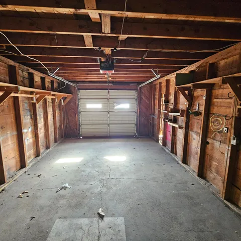 a view of storage and utility room