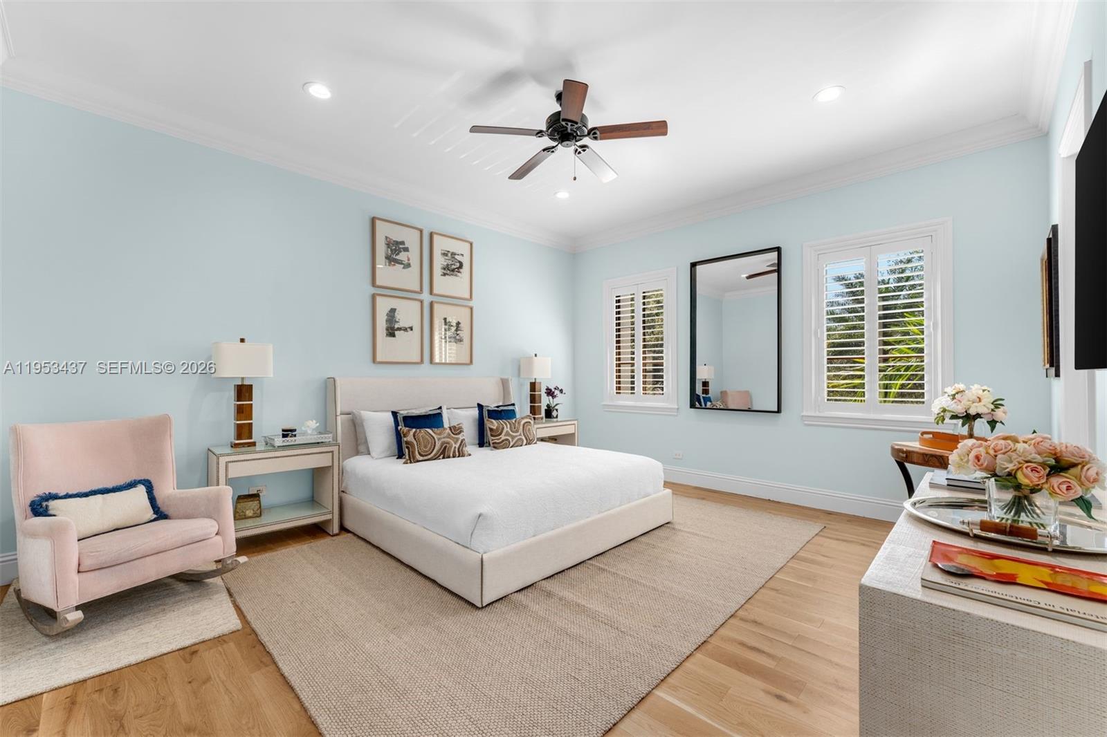 5865 Southwest 96th Street Pinecrest, FL 33156 - Photo 15 of 32 a bedroom with bed and window