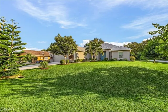 a view of a house with a patio