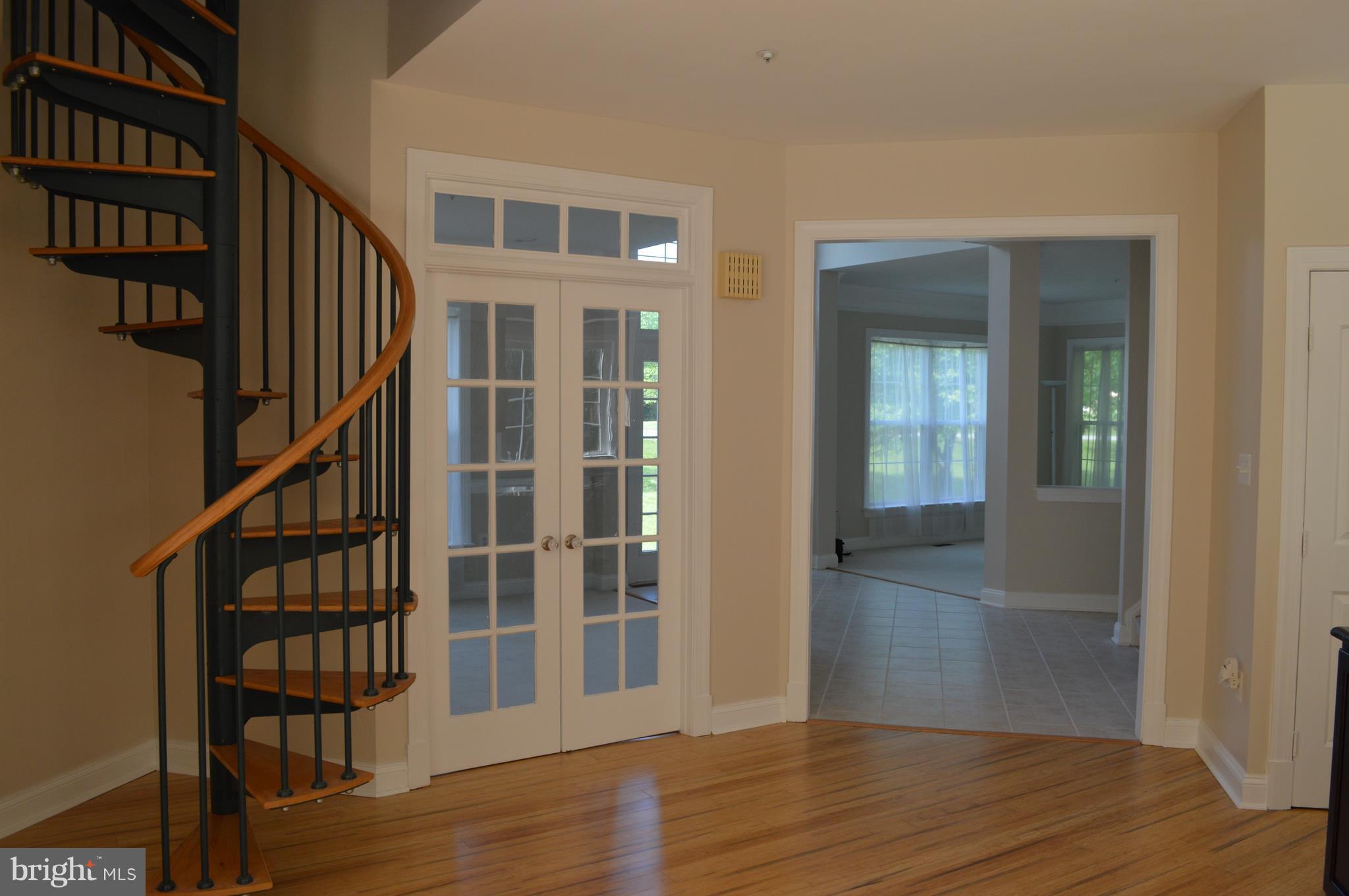 15501 Jamies Way Accokeek, MD 20607 - Photo 14 of 30 Kitchen area view Dual Staircase w/ French Doors