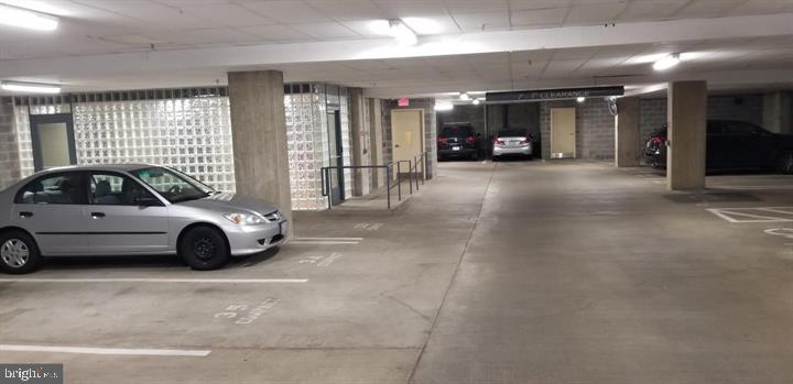 1117 10th Street Northwest, Unit 210 Washington, DC 20001 - Photo 14 of 15 a view of a car in garage