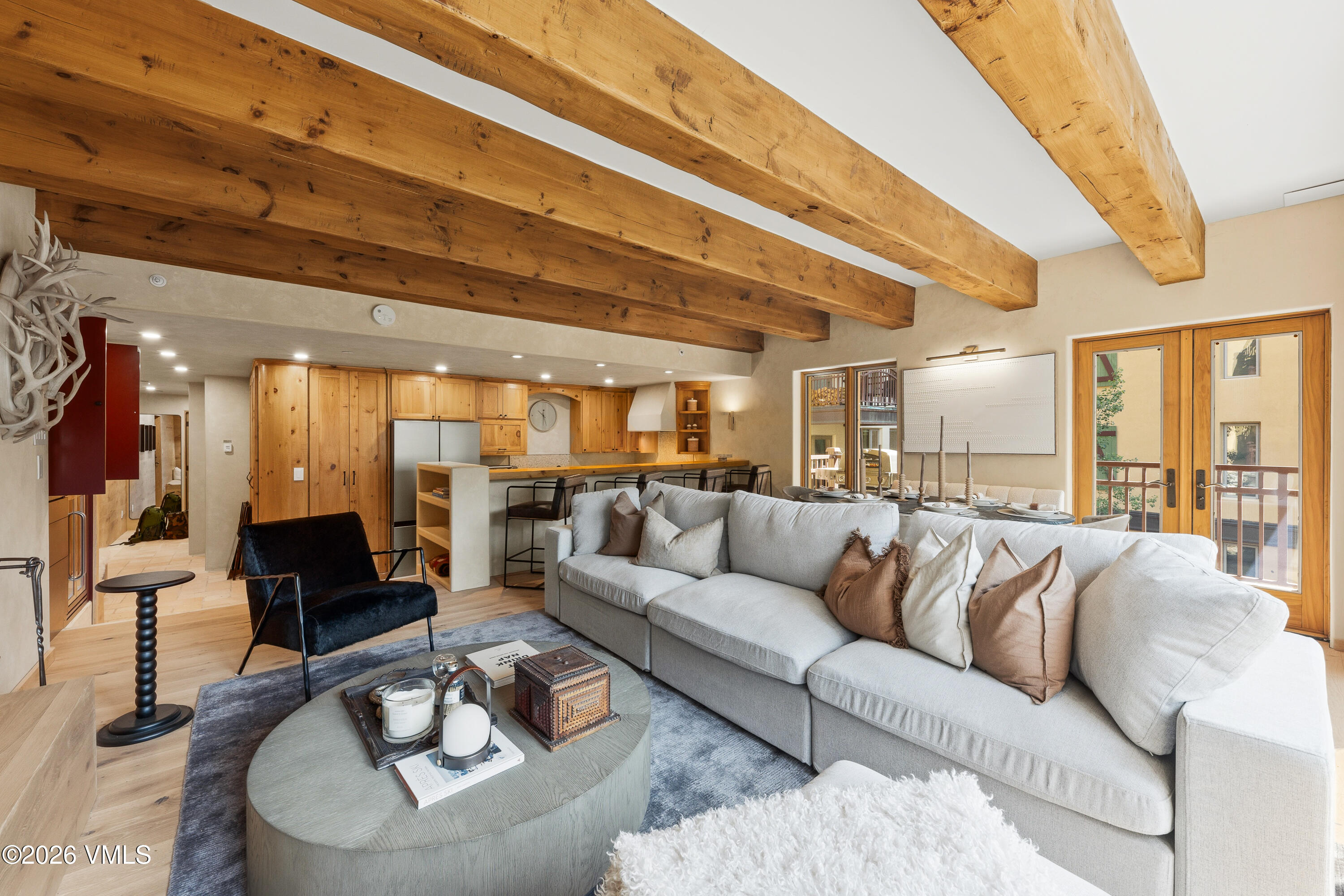 120 Willow Bridge Road, Unit 3G Vail, CO 81657 - Photo 5 of 21 Open Living and Kitchen Area (SIDE #2)