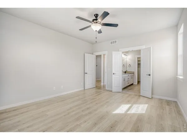 a view of an empty room