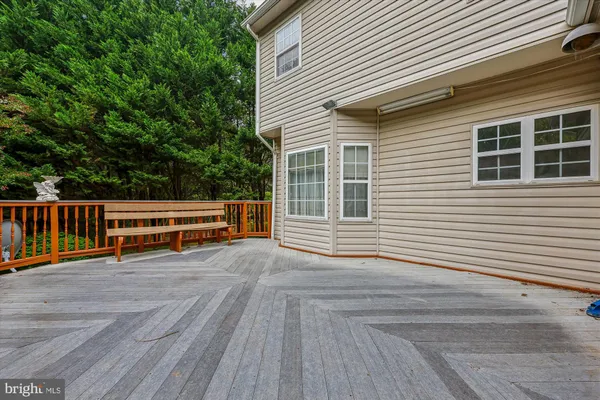 a view of a house with a deck