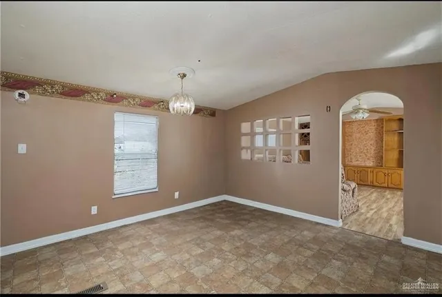 a view of an empty room