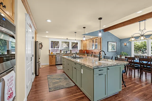 a view of a bathroom with a shower