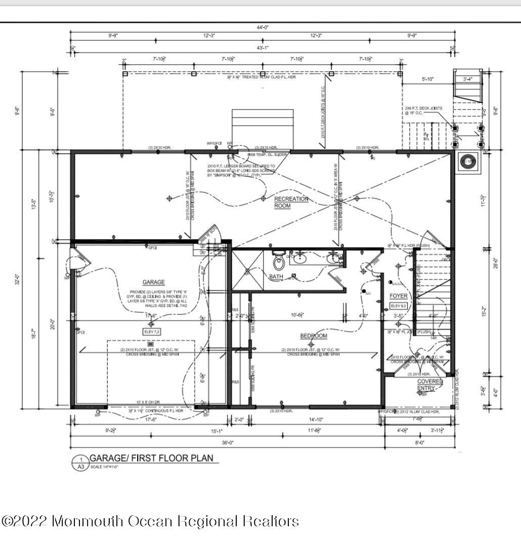 805 Harbor Road Forked River, NJ 08731 - Photo 9 of 10 First Floor Plan