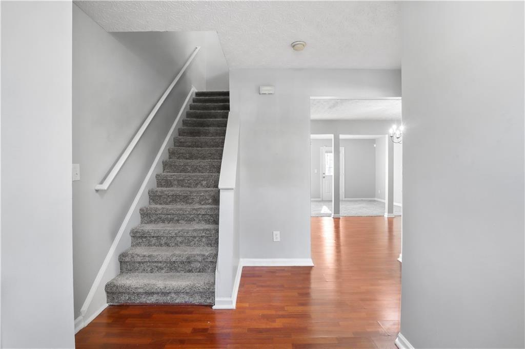 3882 Waldrop Lane Decatur, GA 30034 - Photo 4 of 11 a view of entryway and hall with wooden floor