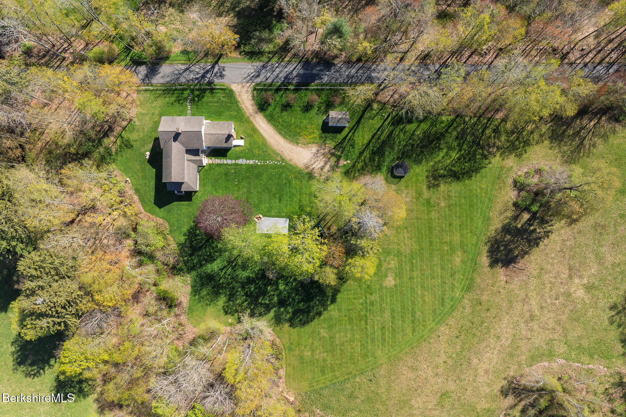 304 Hickey Hill Road Sheffield, MA 01257 - Photo 5 of 60 AERIAL VIEW