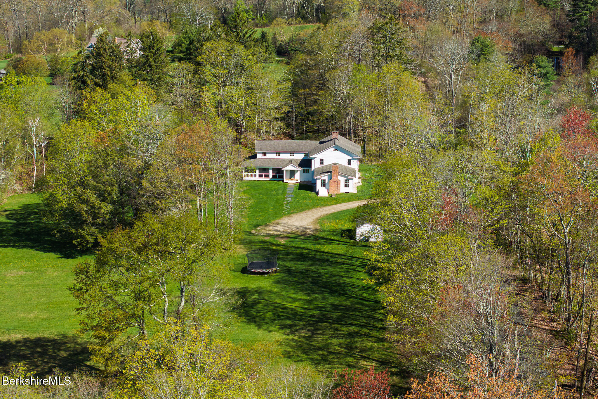 304 Hickey Hill Road Sheffield, MA 01257 - Photo 8 of 60 AERIAL VIEW
