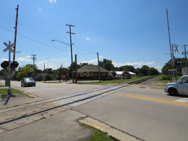 a view of street with cars