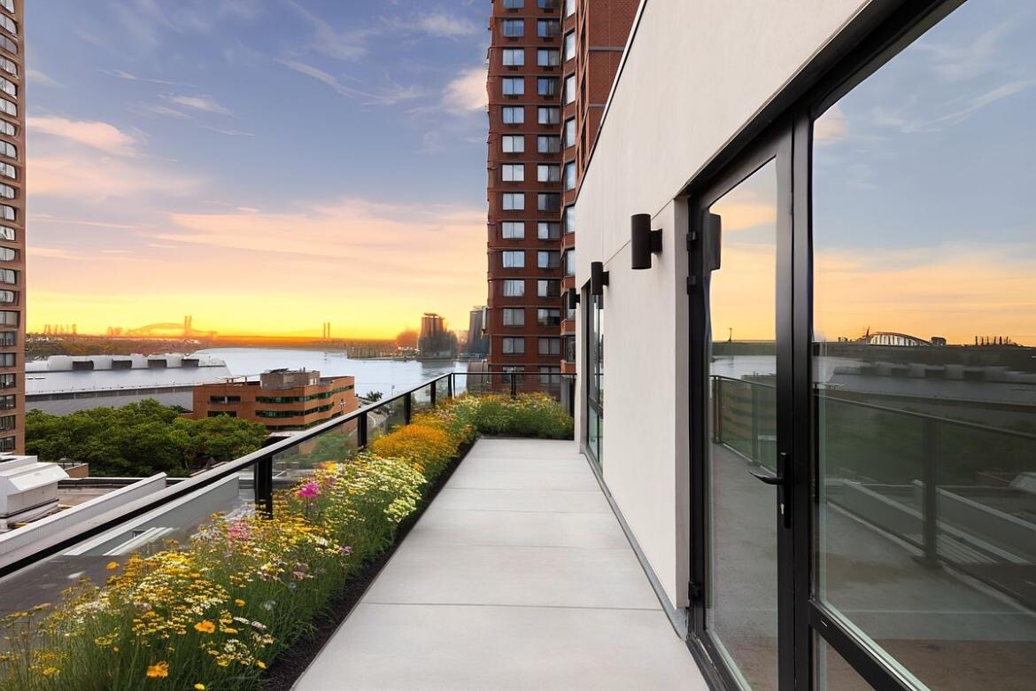 427 East 90th Street, Unit PH9/10 Manhattan, NY 10128 - Photo 15 of 27 a view of balcony