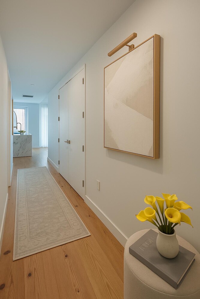 427 East 90th Street, Unit PH9/10 Manhattan, NY 10128 - Photo 22 of 27 a view of kitchen with a sink and a mirror