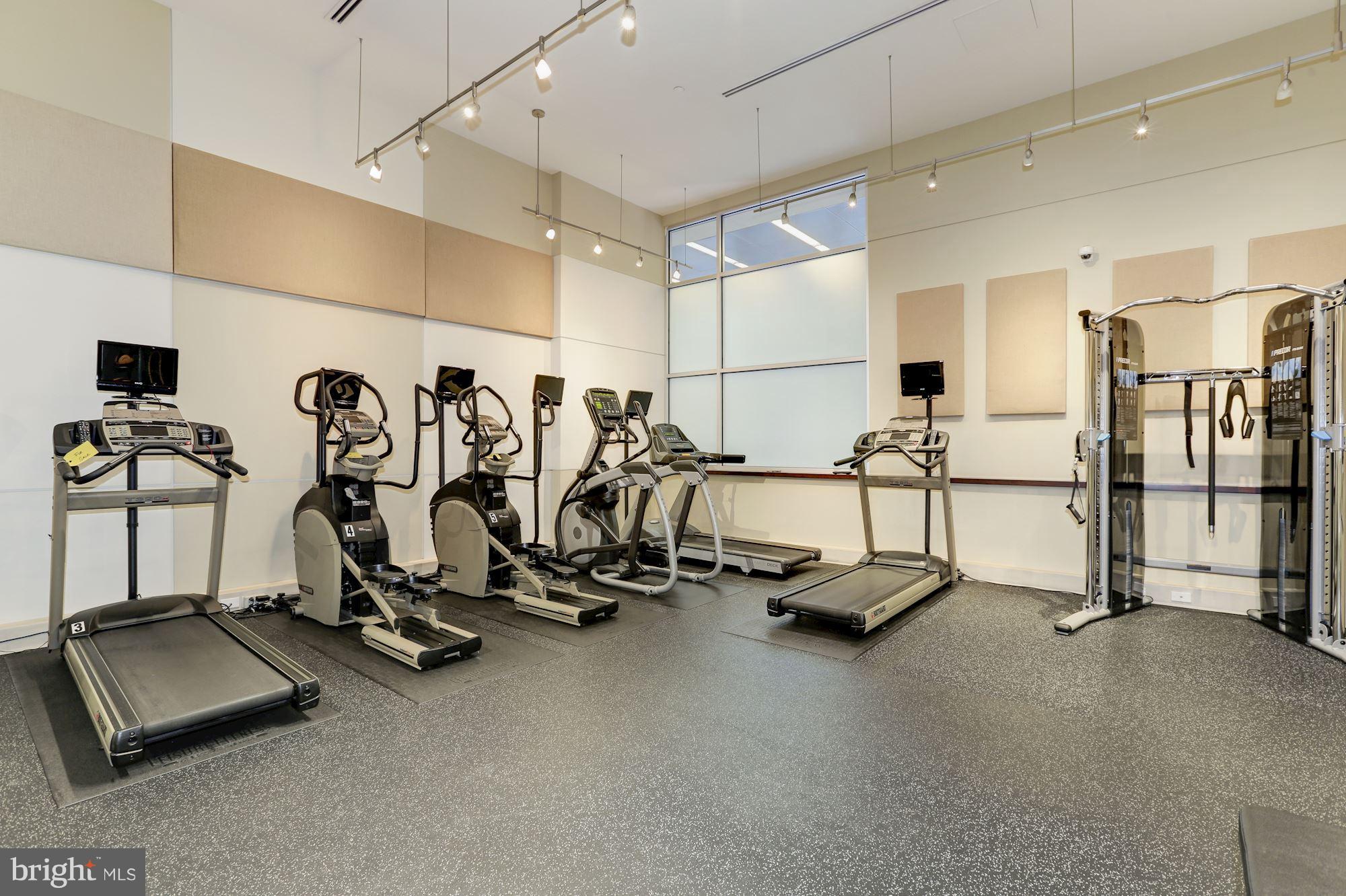 1025 First Street Southeast, Unit 916 Washington, DC 20003 - Photo 26 of 30 a view of a room with gym equipment