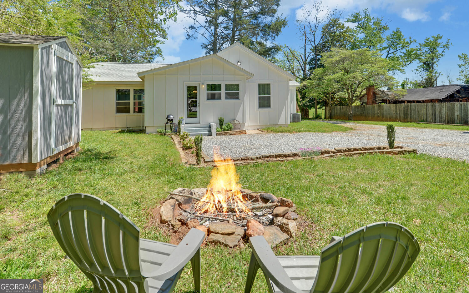 1867 Highway 197 Clarkesville, GA 30523 - Photo 21 of 27 backyard firepit