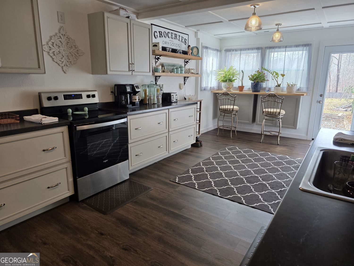 1867 Highway 197 Clarkesville, GA 30523 - Photo 3 of 27 Stainless steel appliance, LTV flooring, coffered ceiling