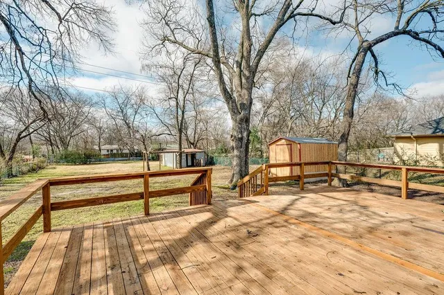 a view of outdoor space with trees