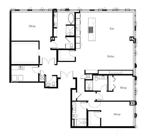 a picture of a bathroom with a bathtub