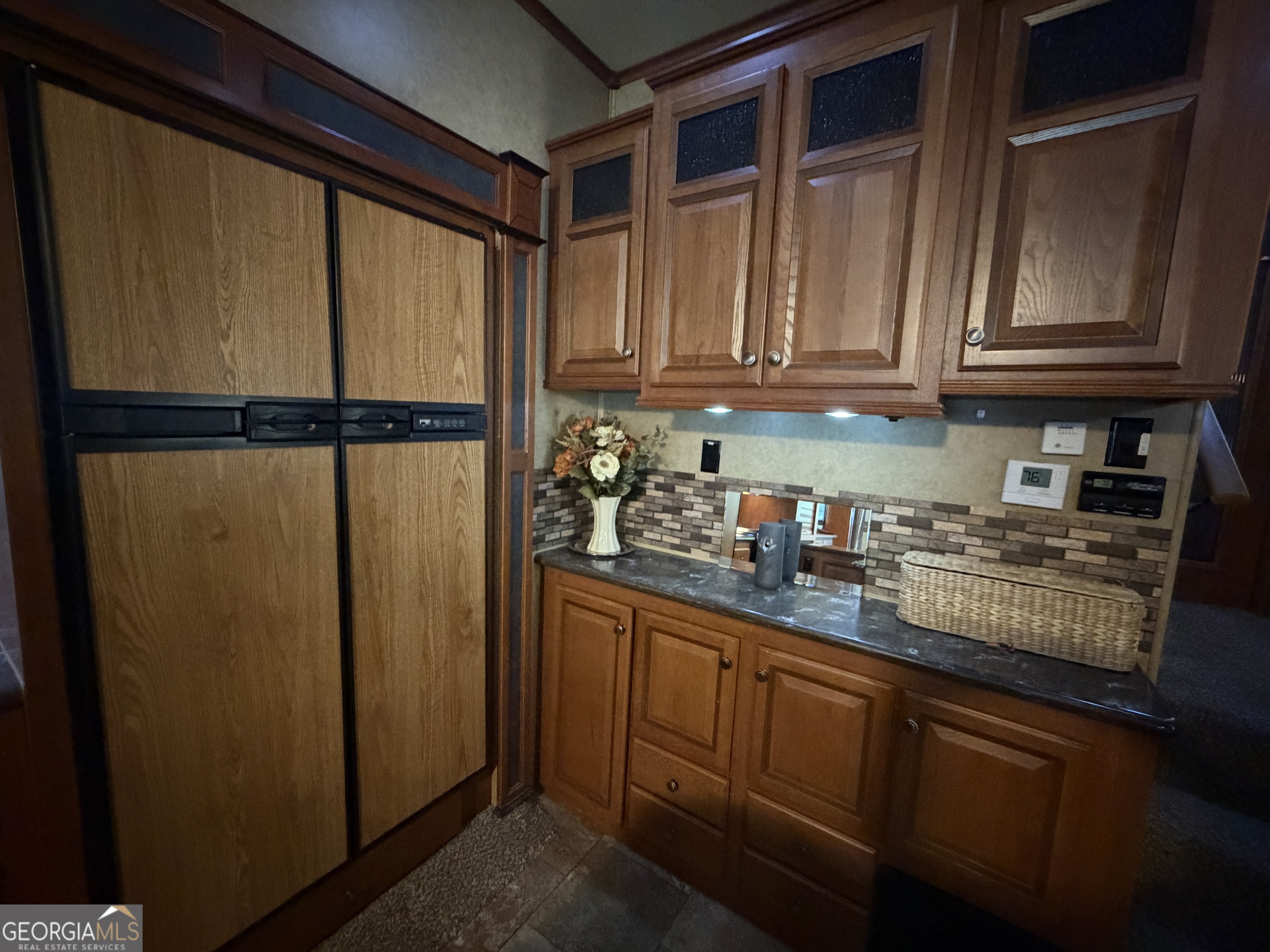 101 Bridge Loop Drive Cleveland, GA 30528 - Photo 14 of 93 a kitchen with stainless steel appliances granite countertop a refrigerator and a cabinets