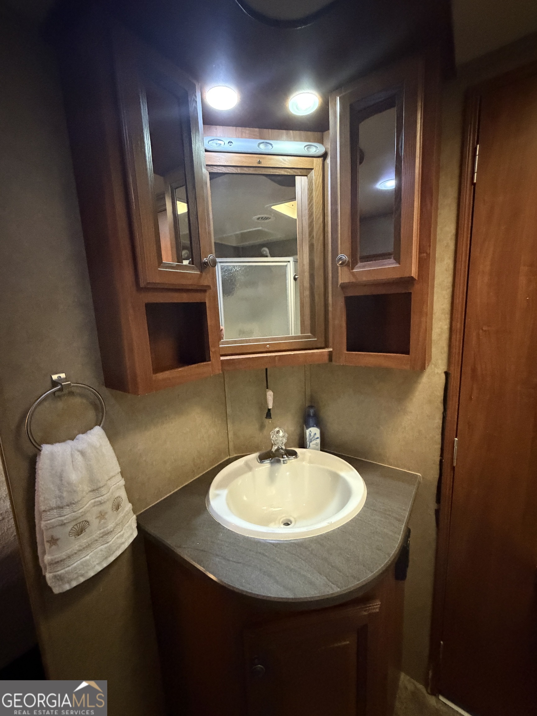 101 Bridge Loop Drive Cleveland, GA 30528 - Photo 31 of 93 a bathroom with a sink and a mirror