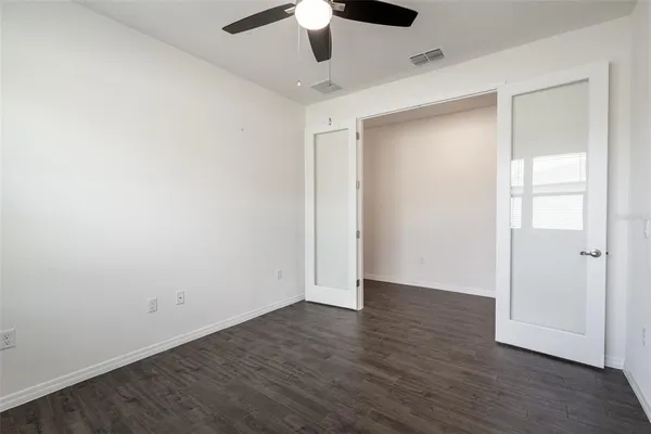 wooden floor in an empty room