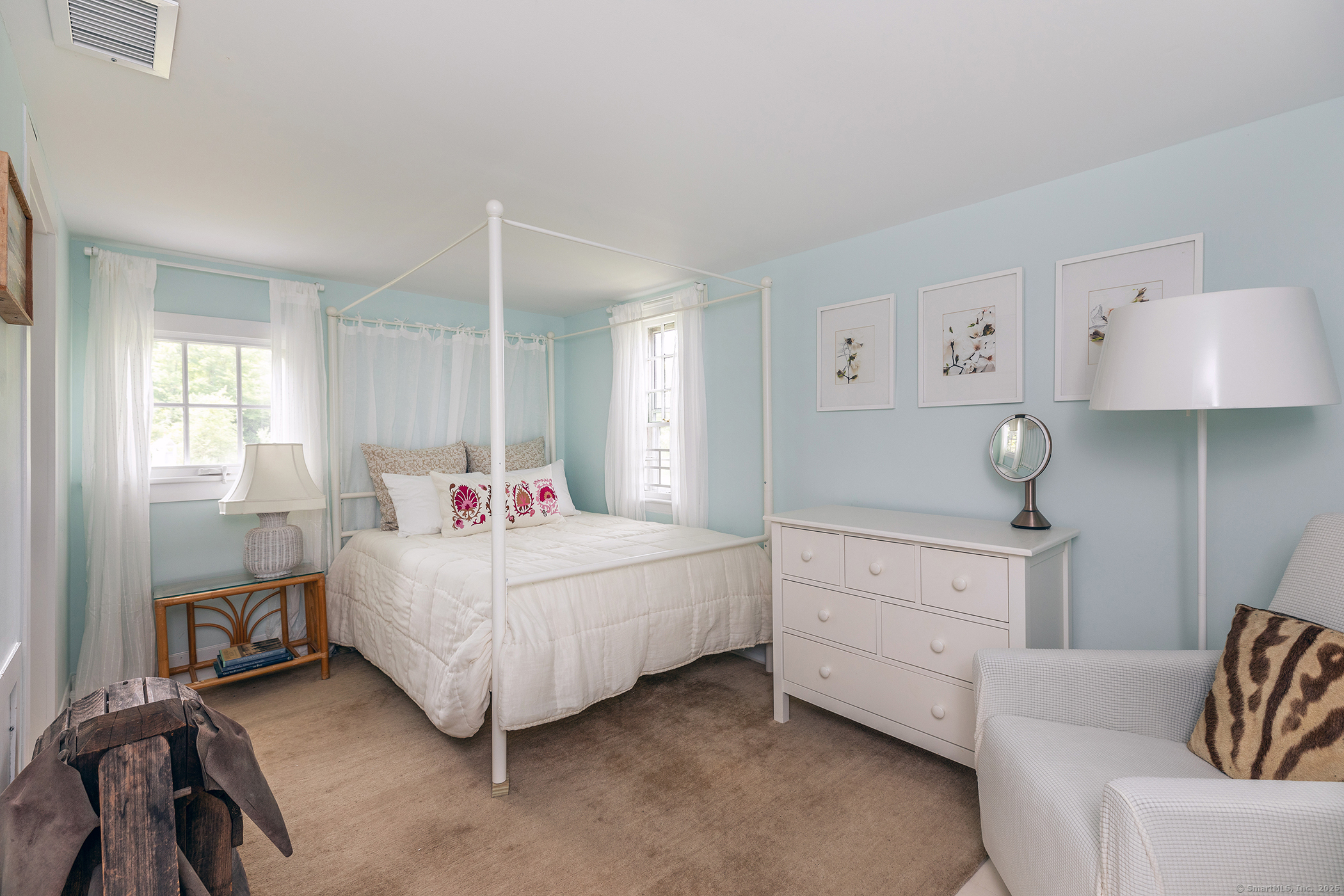 119 Knibloe Hill Road Sharon, CT 06069 - Photo 22 of 30 a bedroom with a bed and window