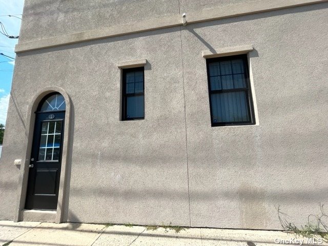 a view of front door