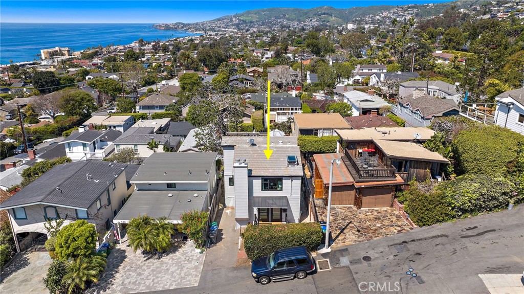 450 Ruby Street, Unit LOWR Laguna Beach, CA 92651 - Photo 19 of 22 an aerial view of residential houses with outdoor space