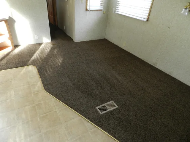 a close view of a refrigerator in kitchen