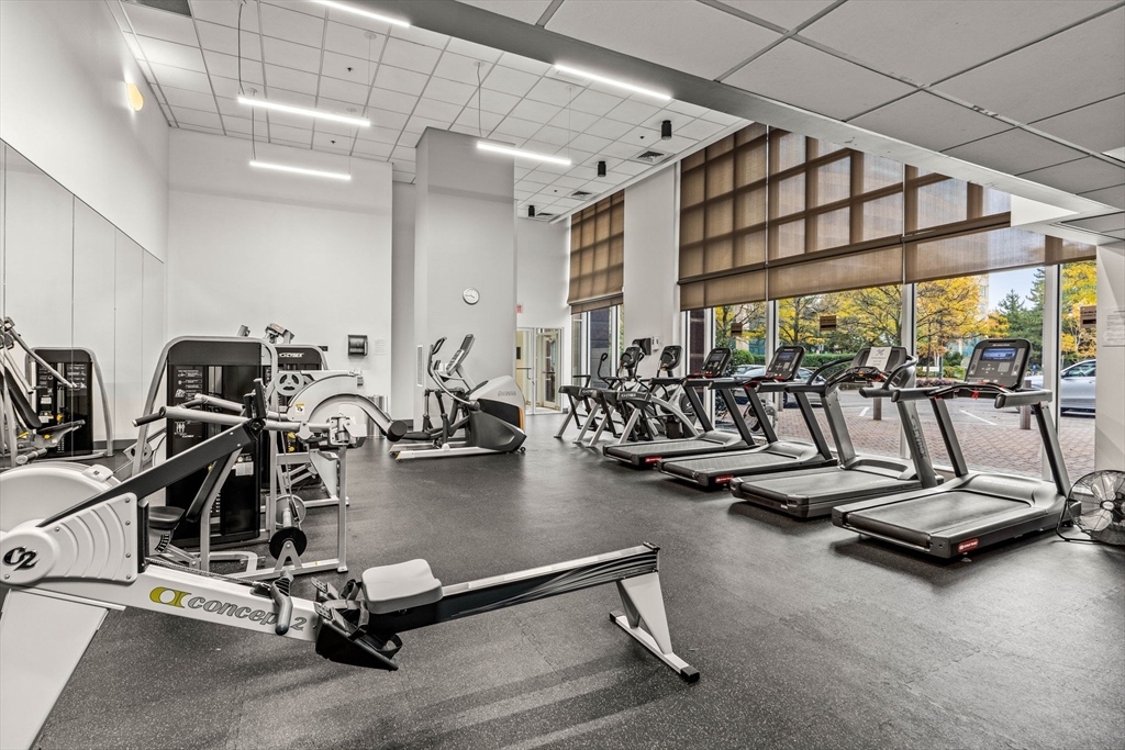 10 Museum Way, Unit 828 Cambridge, MA 02141 - Photo 35 of 36 a view of a room with gym equipment