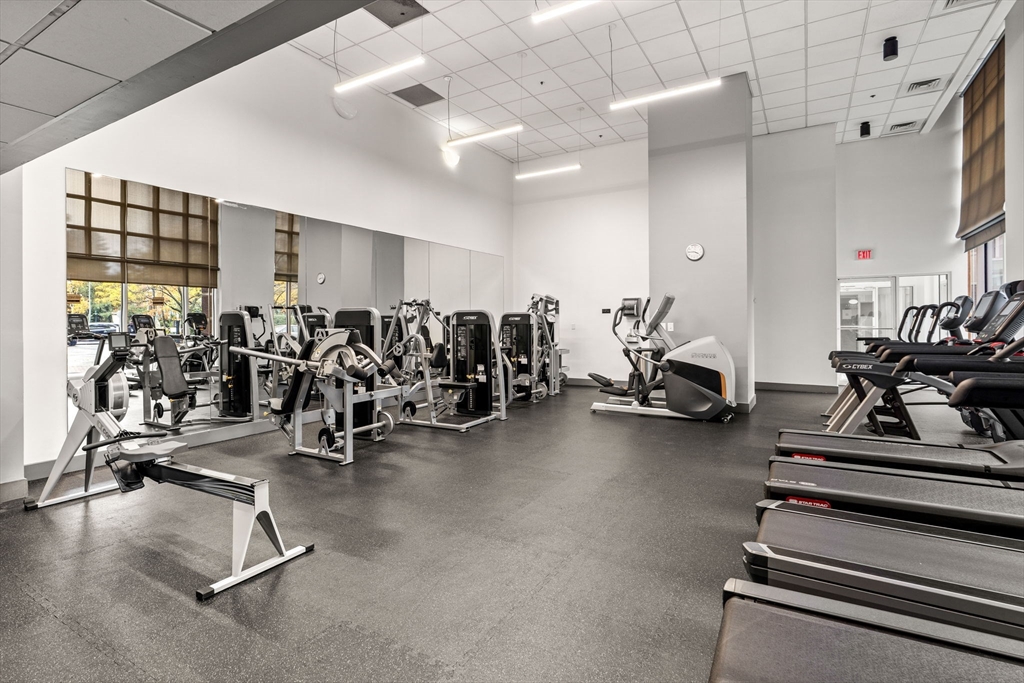 10 Museum Way, Unit 828 Cambridge, MA 02141 - Photo 36 of 36 a view of a room with gym equipment