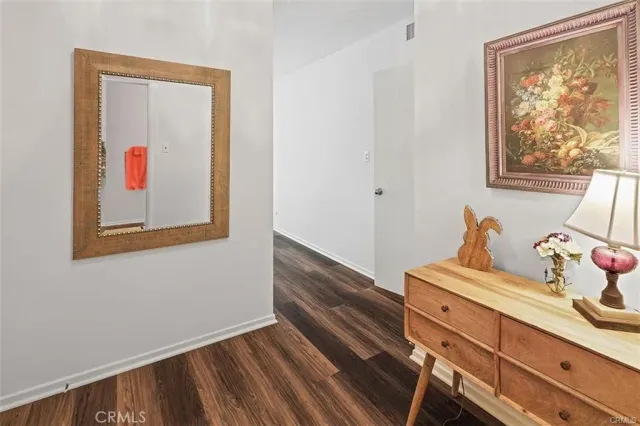 a room with storage and utility area