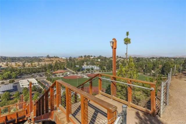 a view of a city with an ocean view