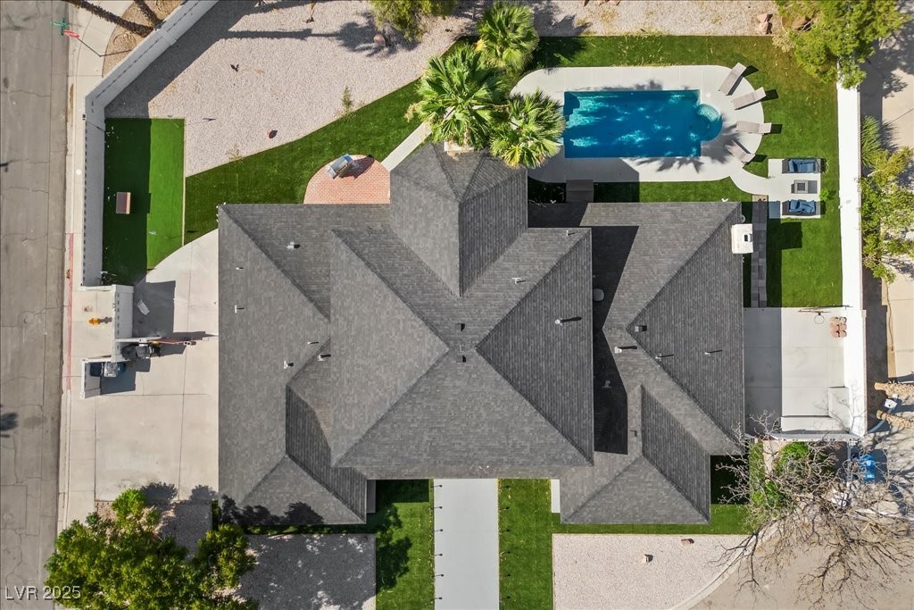 5110 Evaline Street Las Vegas, NV 89120 - Photo 51 of 55 Top-down aerial view