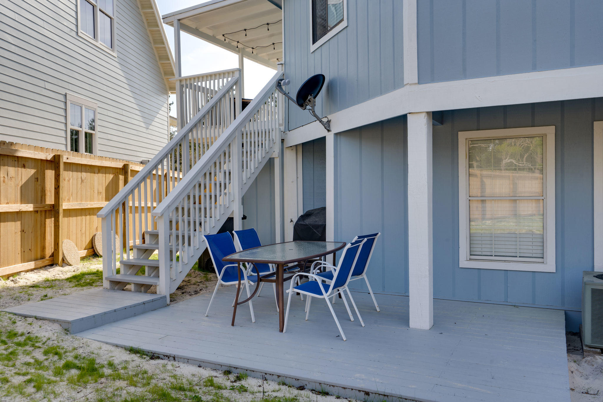 138 Crescent Road Santa Rosa Beach, FL 32459 - Photo 40 of 48 a view of outdoor dining space with a table and chairs