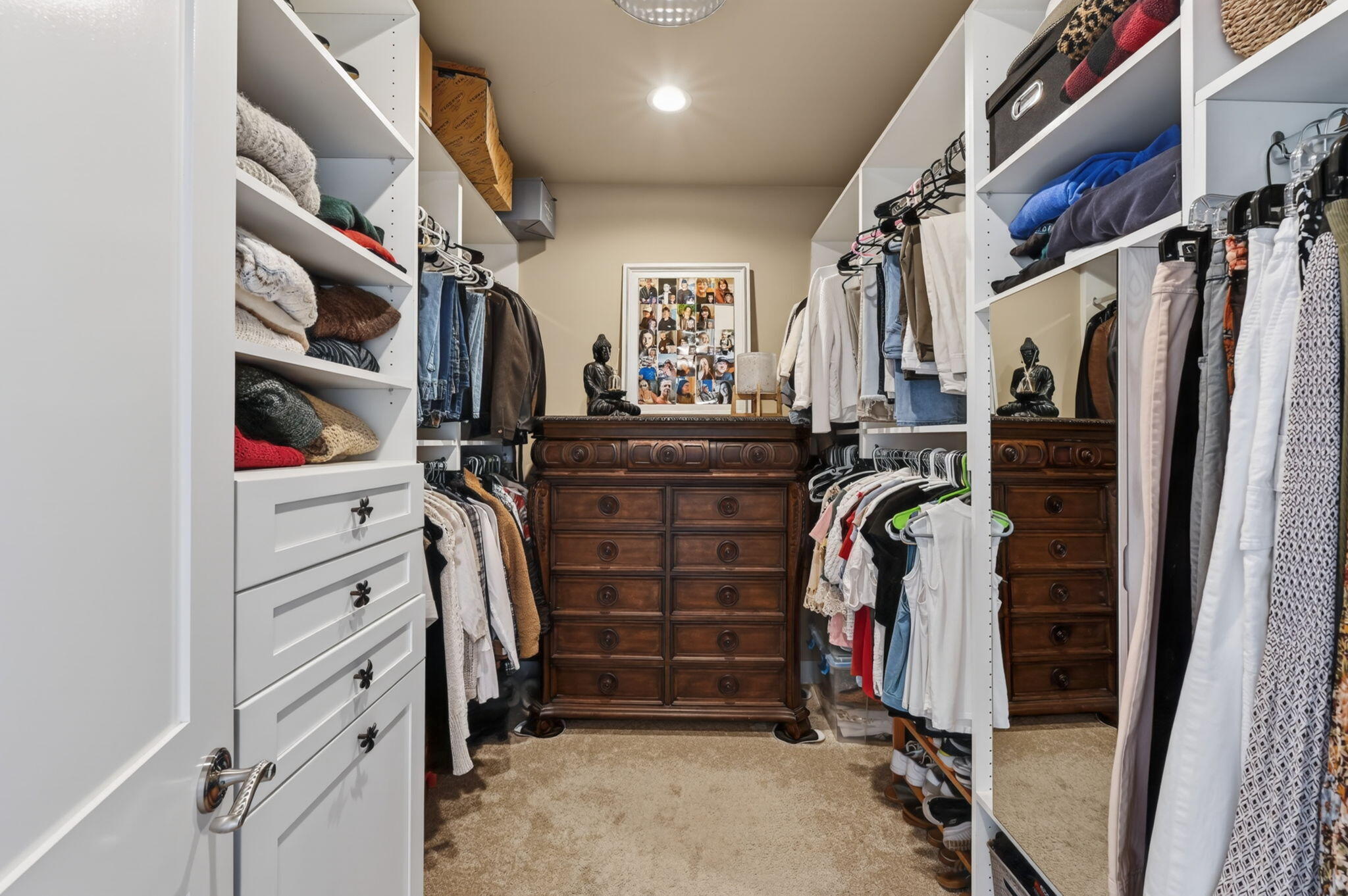 66355 Barr Road Bend, OR 97703 - Photo 28 of 56 a view of walk in closet with clothes and shoes