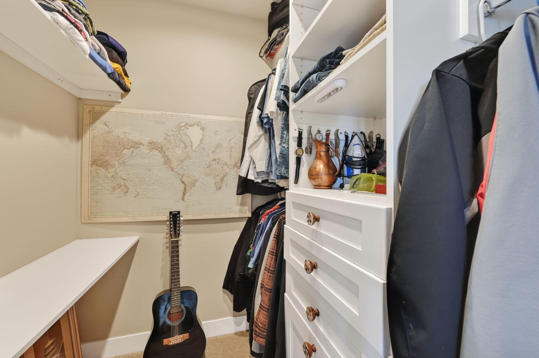 66355 Barr Road Bend, OR 97703 - Photo 29 of 56 a view of walk in closet with clothes and shoes