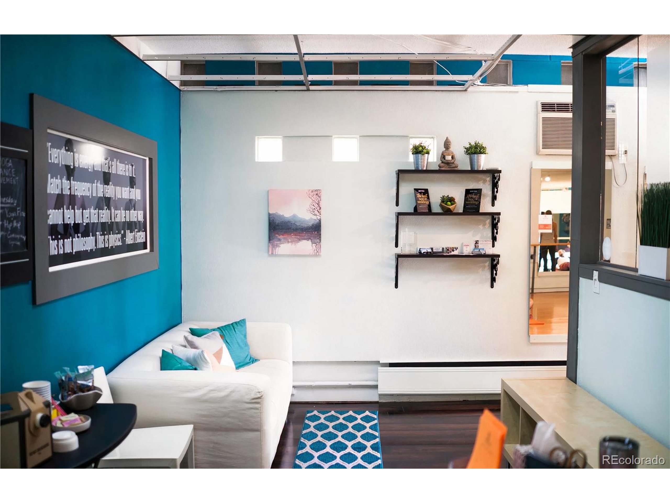 536 Cherokee Street Denver, CO 80204 - Photo 36 of 37 a living room with furniture and a book shelf