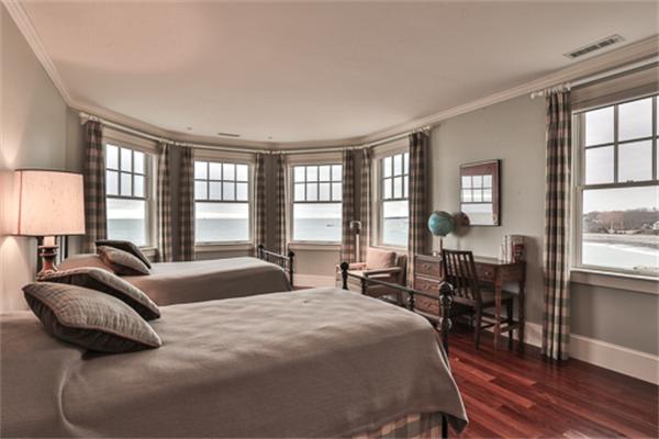 369 Jerusalem Road Cohasset, MA 02025 - Photo 21 of 30 a bedroom with a bed and a large window