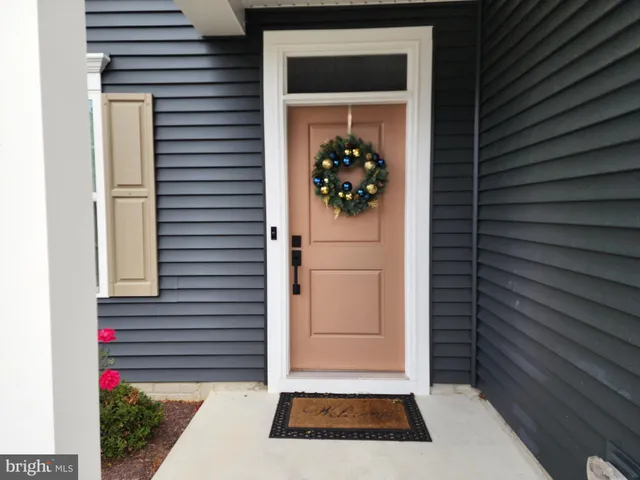 a view of a door and a outdoor space