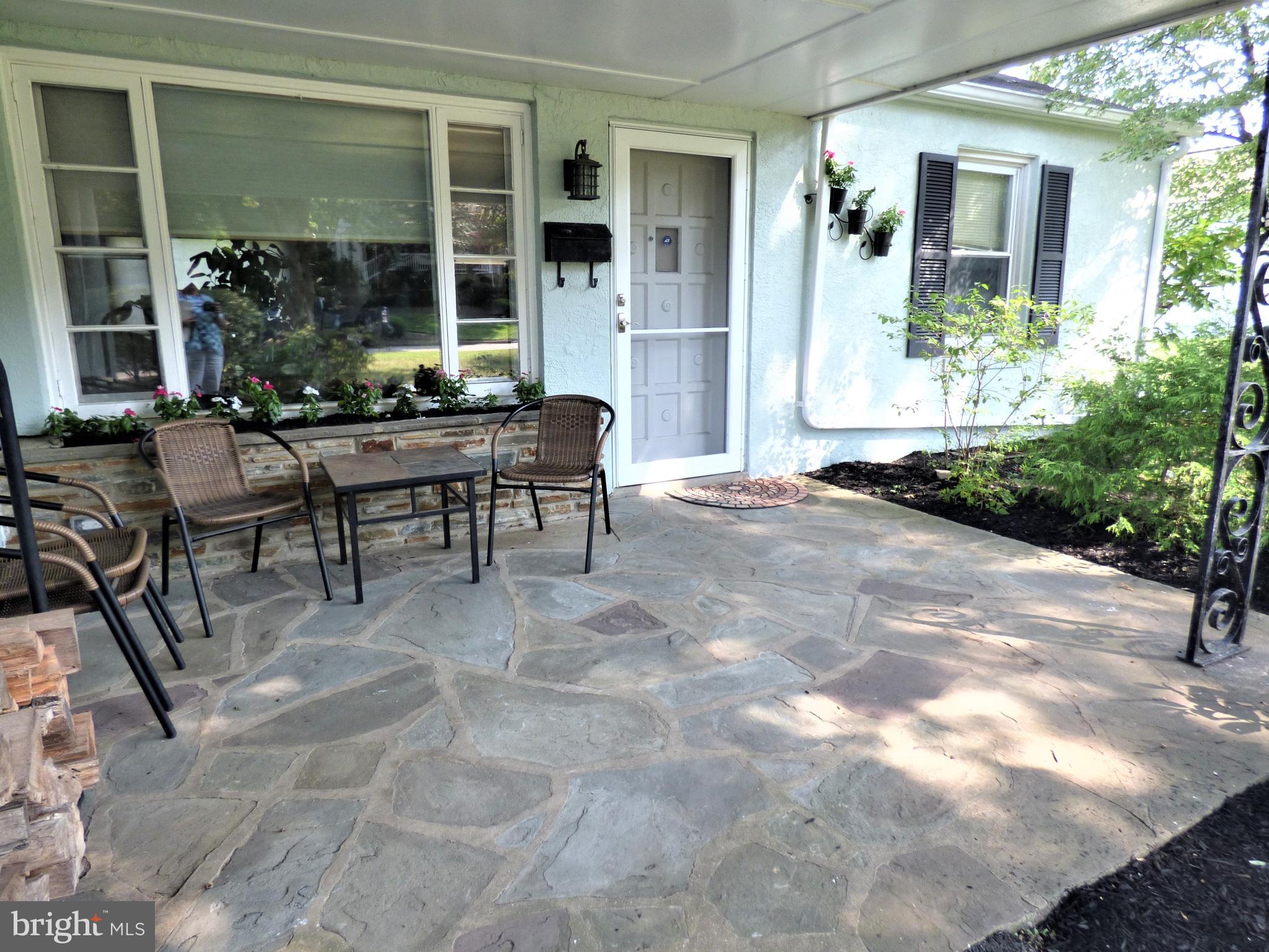 8033 Hammond Road Cheltenham, PA 19012 - Photo 4 of 38 Flagstone Patio Entry