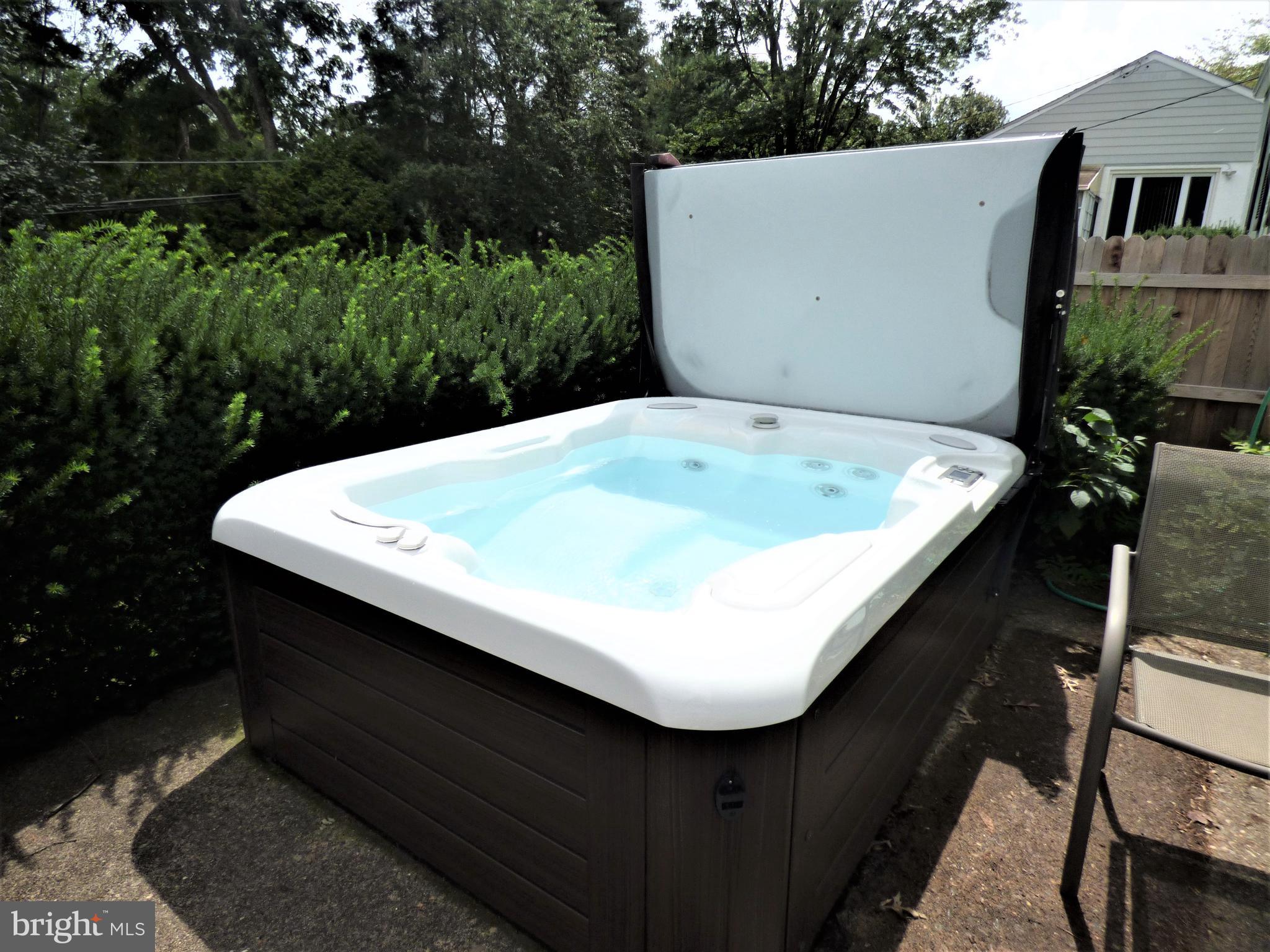 8033 Hammond Road Cheltenham, PA 19012 - Photo 34 of 38 Hot Tub with Therapeutic Jets on Rear Patio