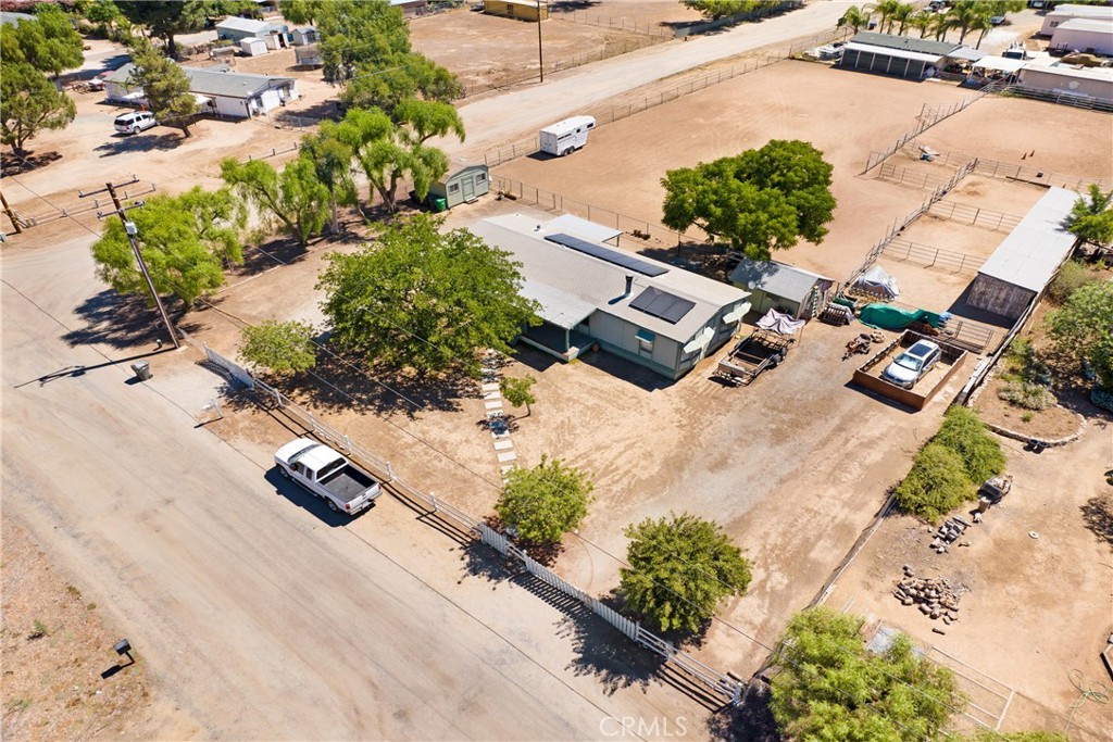 30750 Old Windmill Road Menifee, CA 92584 - Photo 12 of 17 an aerial view of a house with a yard